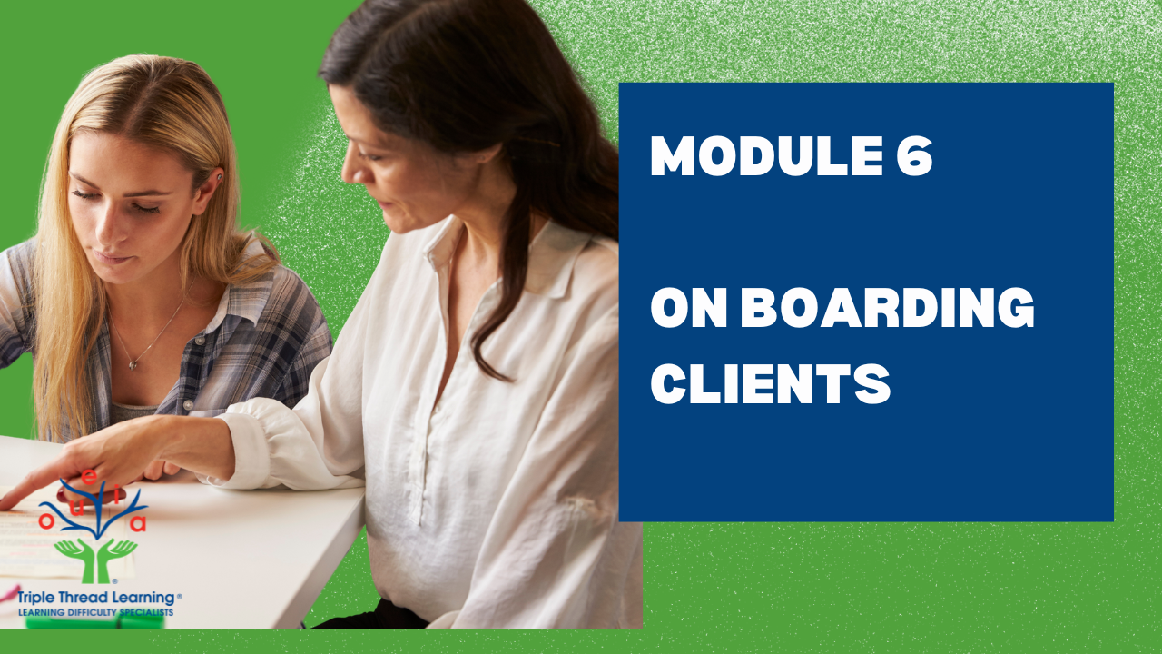 MODULE 6 – ONBOARDING CLIENTS